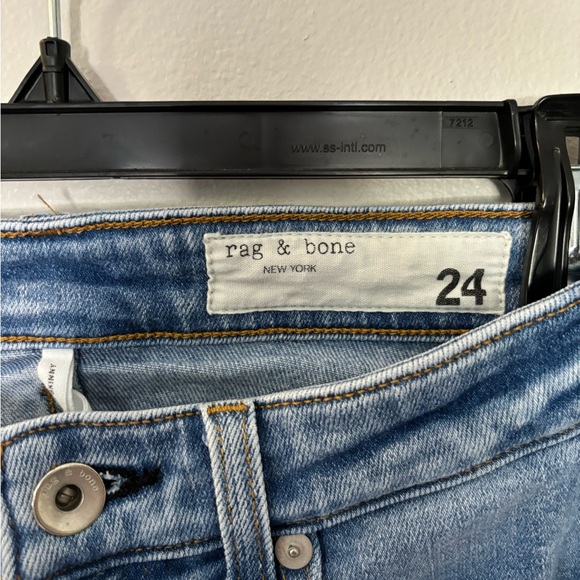 Rag & Bone: Cate Mid Rise ankle skinny jeans- size 24 - Picture 5 of 8